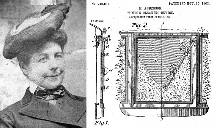 Изобретательница дворников-стеклоочистителей